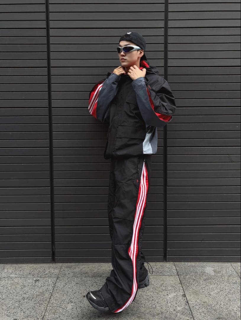 新品L Adidasオーディナリーピープル ユーティリティパンツJN5827