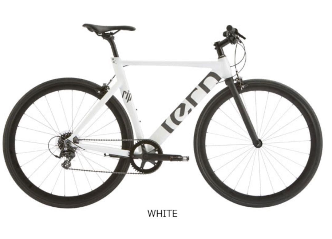 【たのメル便】tern rip ホワイト クロスバイクドロップハンドルカスタム