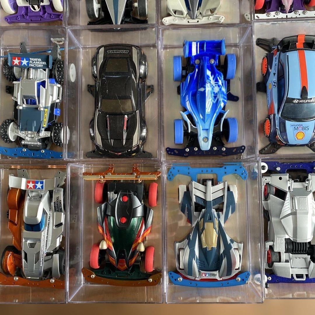 【送料無料】TAMIYA ミニ四駆　完成品　まとめ売り引退品　28台