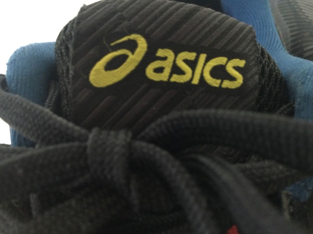 美品★asicsJAPANバレーボールシューズ★黒★