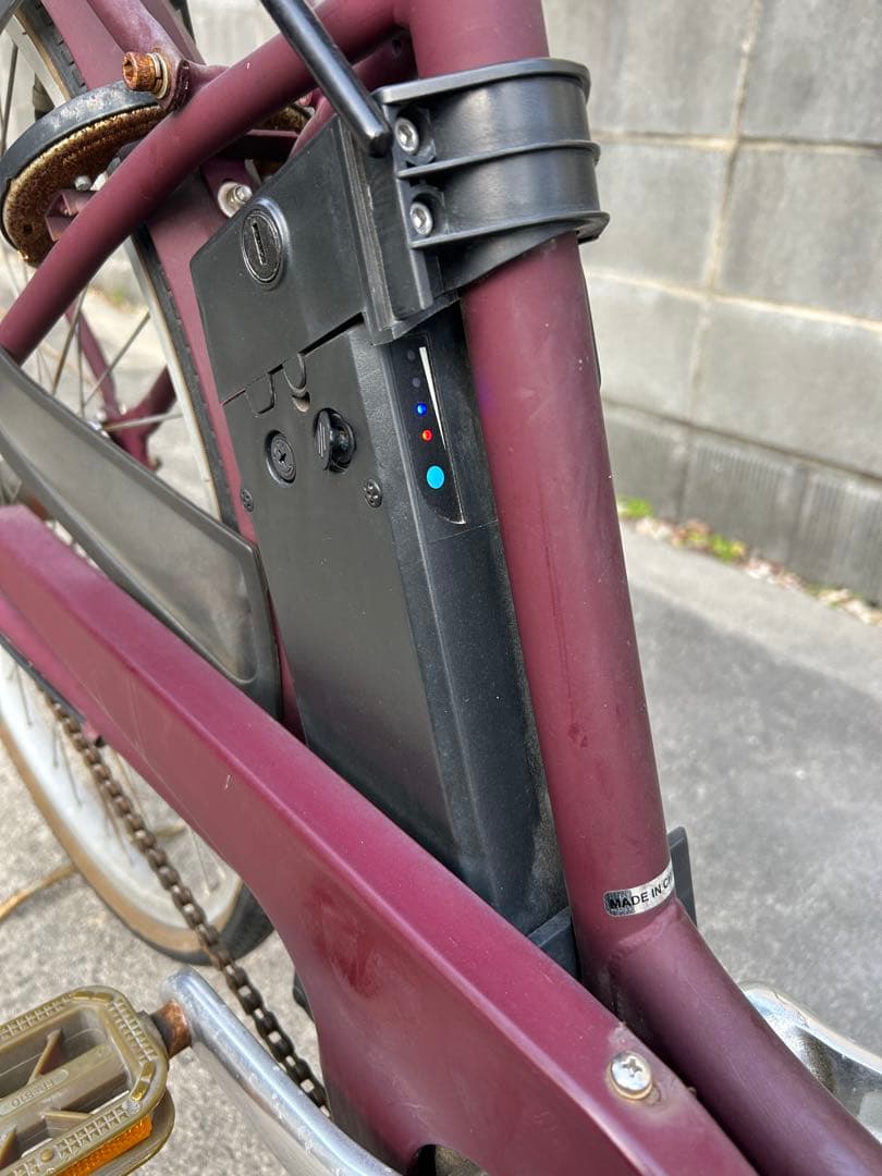 （福岡）ラオックス 電動 自転車 TASKAL アシスト 直接引取 後輪パンク