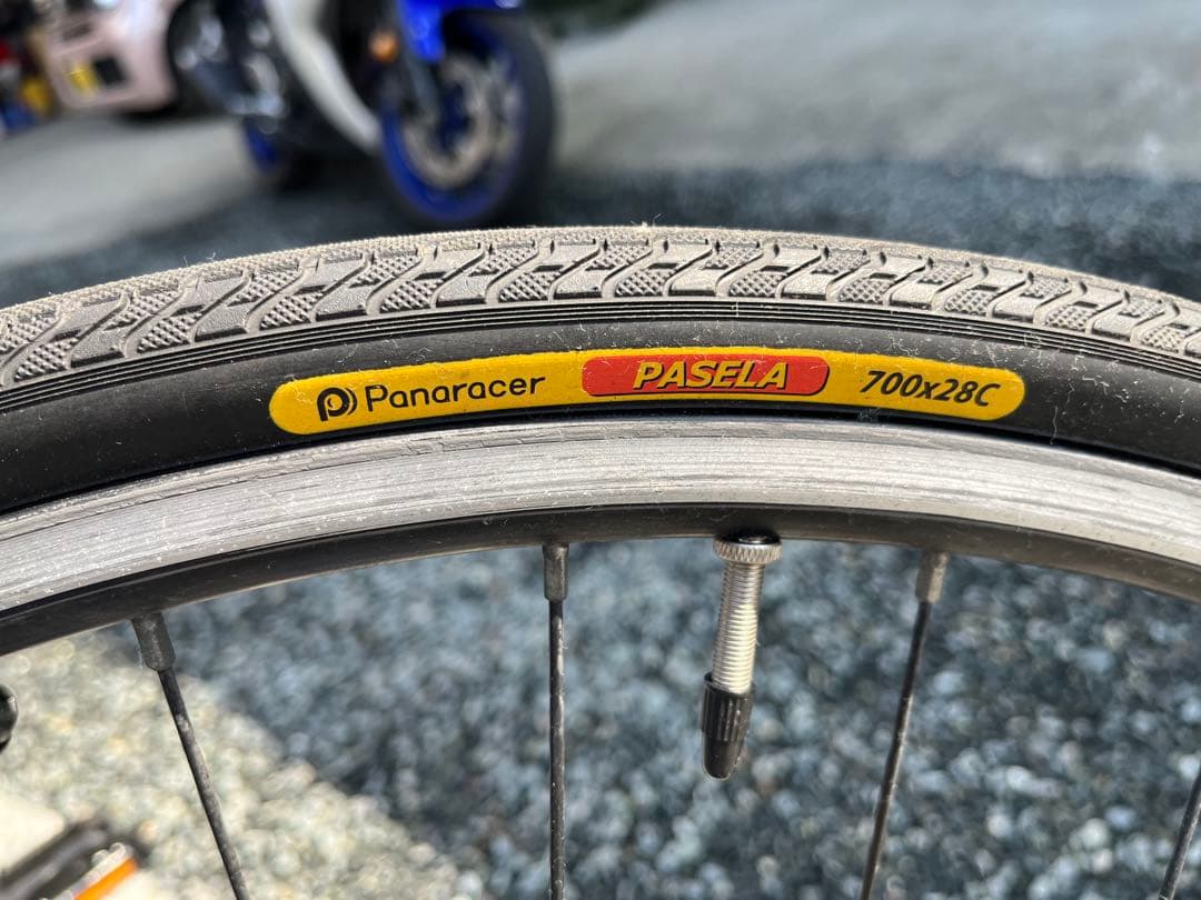 熊本　GIOS PUREの青いクロスバイク　46