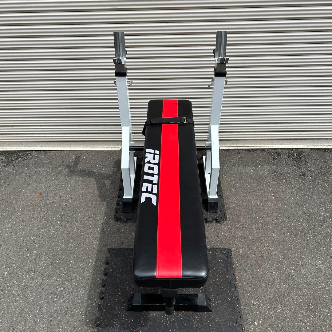 IROTEC アイロテック ベンチプレスセット バーベルシャフトプレート40kg