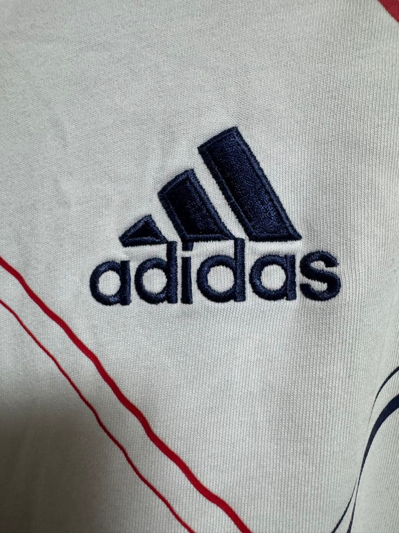 【希少品】adidas フランス代表 ポロシャツ 刺繍ロゴ 《6XL》
