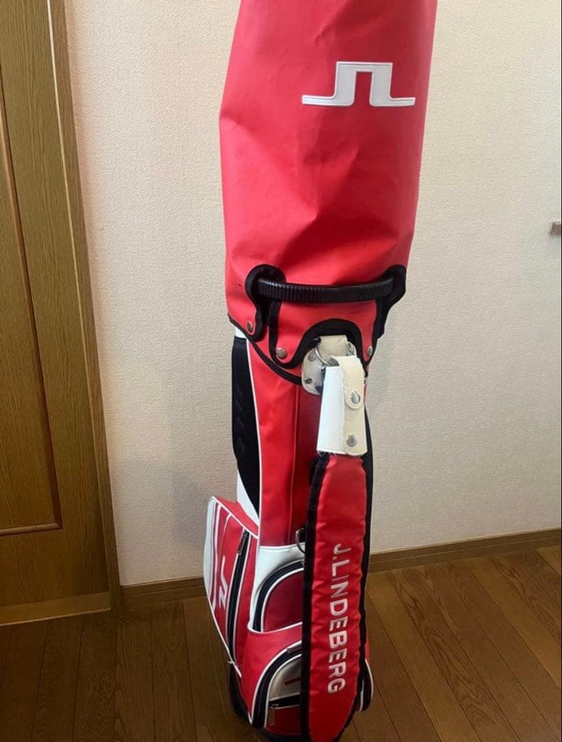J.LINDEBERG スタンド式キャディバッグ　ウェア二点セット