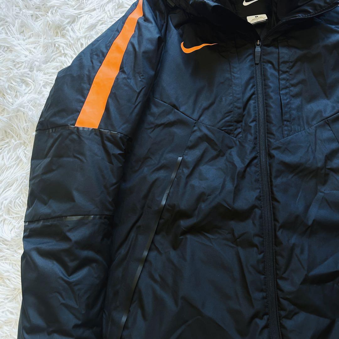 美品 NIKE ナイキ ベンチコート ストームフィット フード付き ロングコート