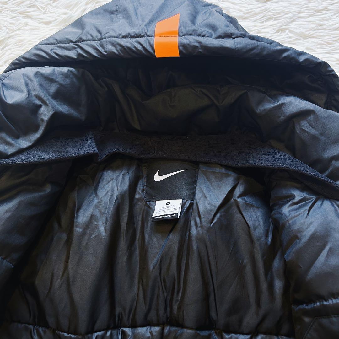 美品 NIKE ナイキ ベンチコート ストームフィット フード付き ロングコート