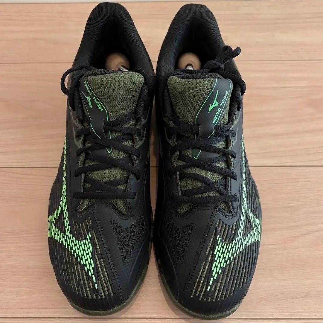 MIZUNO WAVE EXCEED LIGHT 2 テニスシューズ 黒×迷彩