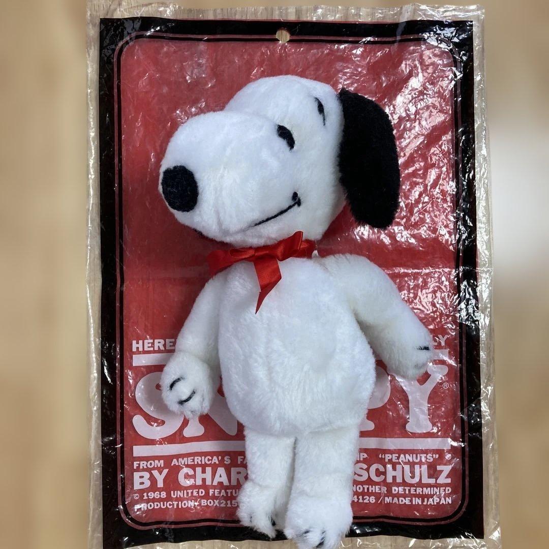 希少品！初期 スヌーピー ぬいぐるみ 日本製