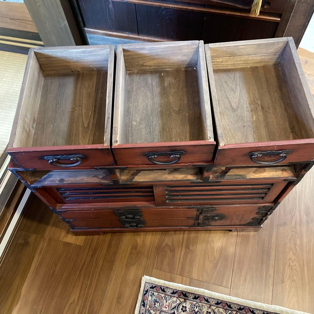 帳場箪笥　小箪笥　時代箪笥　アンティーク　レトロ　骨董品　時代物