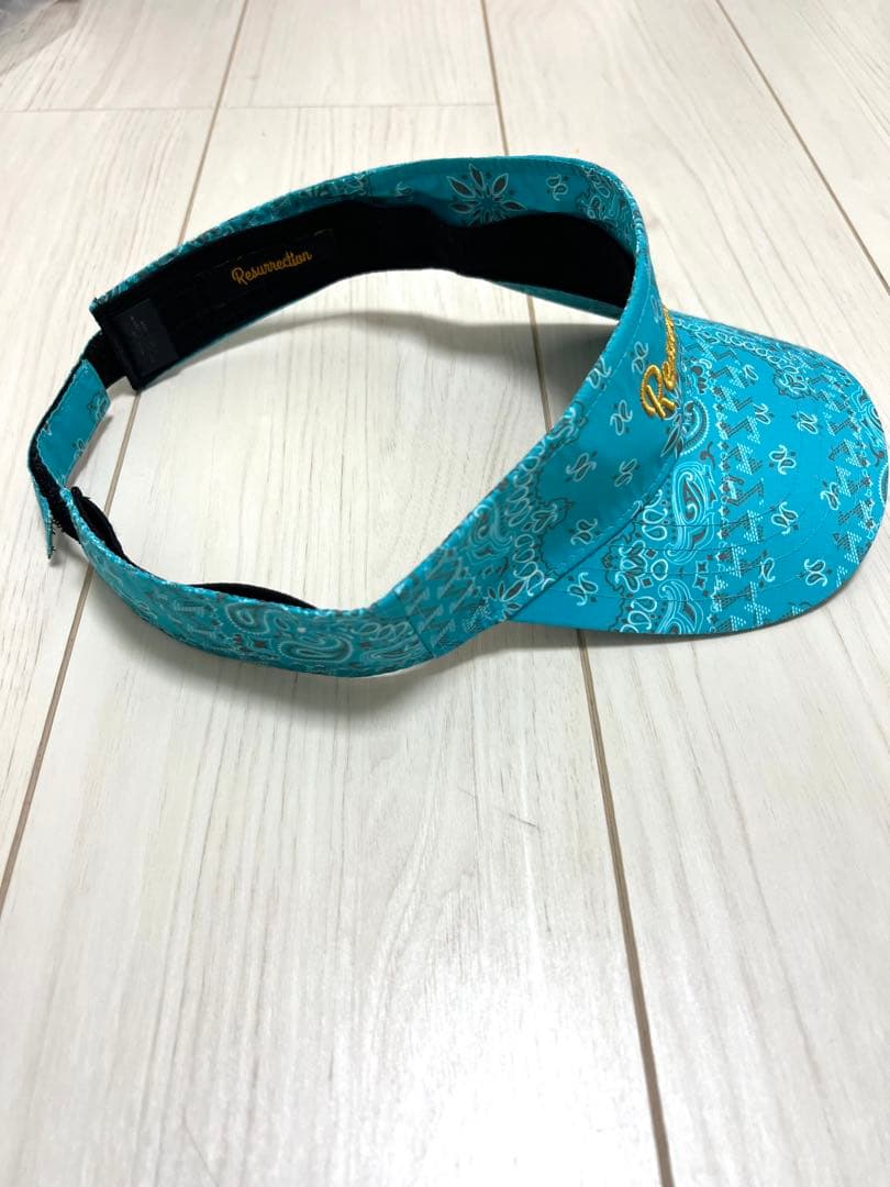 レザレクション　ポロシャツ　ハーフパンツ　バイザー　バンダナパターンセットアップ