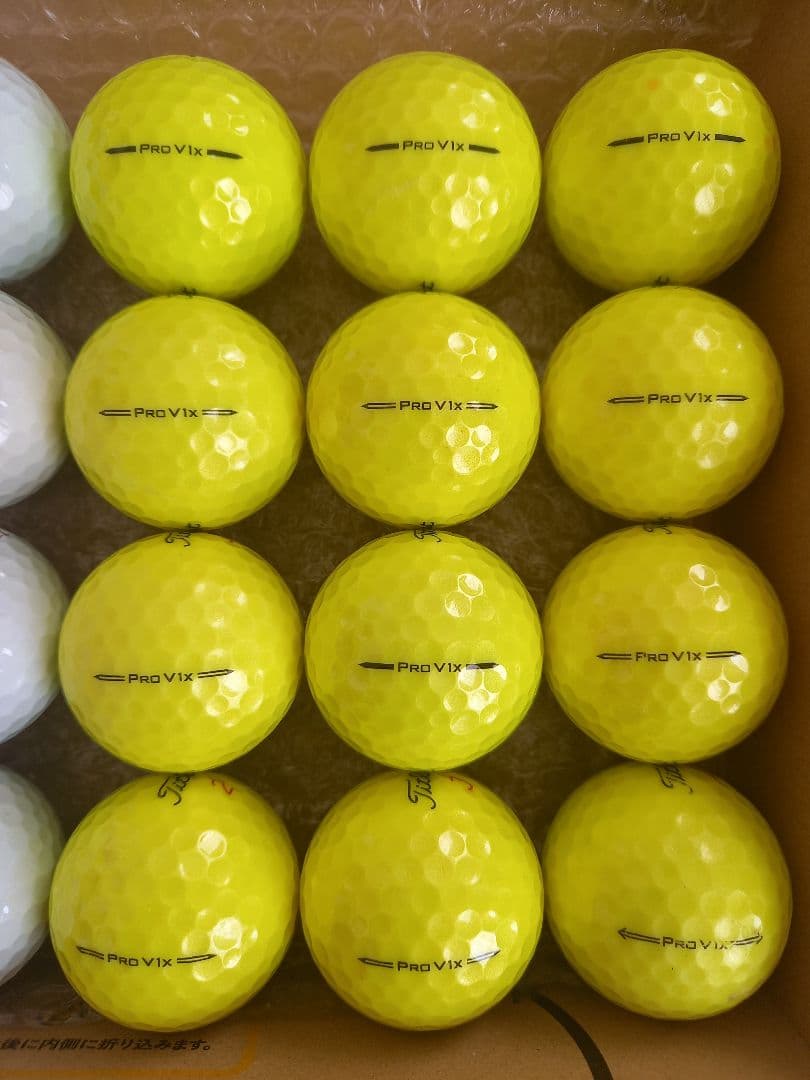 美品タイトリスト PRO V1X ロストボール24球