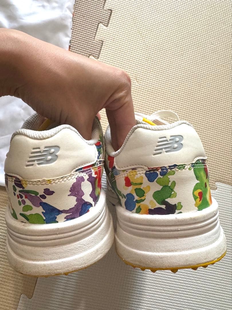 限定デザイン⭐︎New Balance 574 ゴルフシューズ マルチカラー