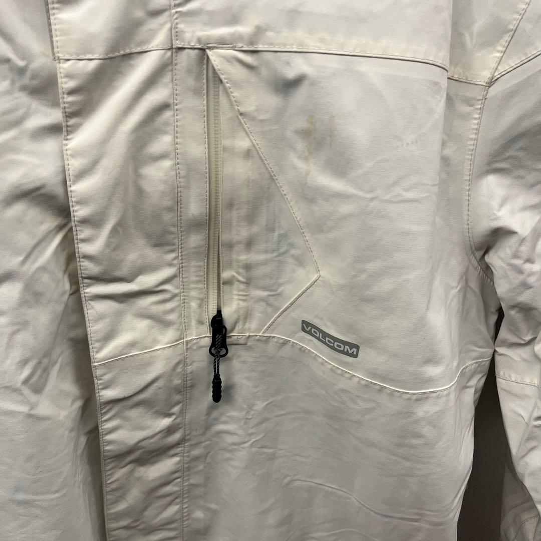 VOLCOM スノボウェアGORE-TEX ホワイトジャケット M