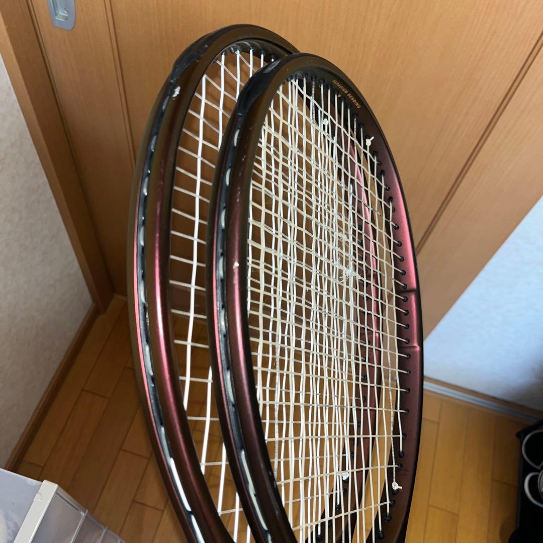 Wilson Pro staff v14テニスラケット2本セット ラケットバック