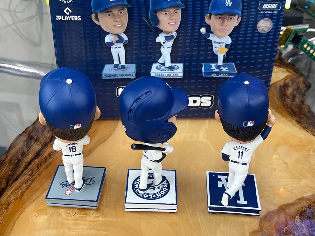 ドジャース 日本人3人セット ボブルヘッド FOCO MLB公式 新品未開封品