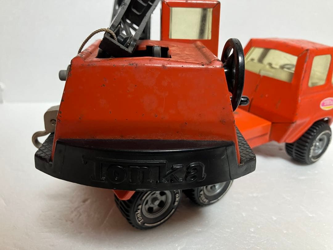 トンカ　TONKA クレーン車　当時物　ビンテージ　ブリキ　トラック