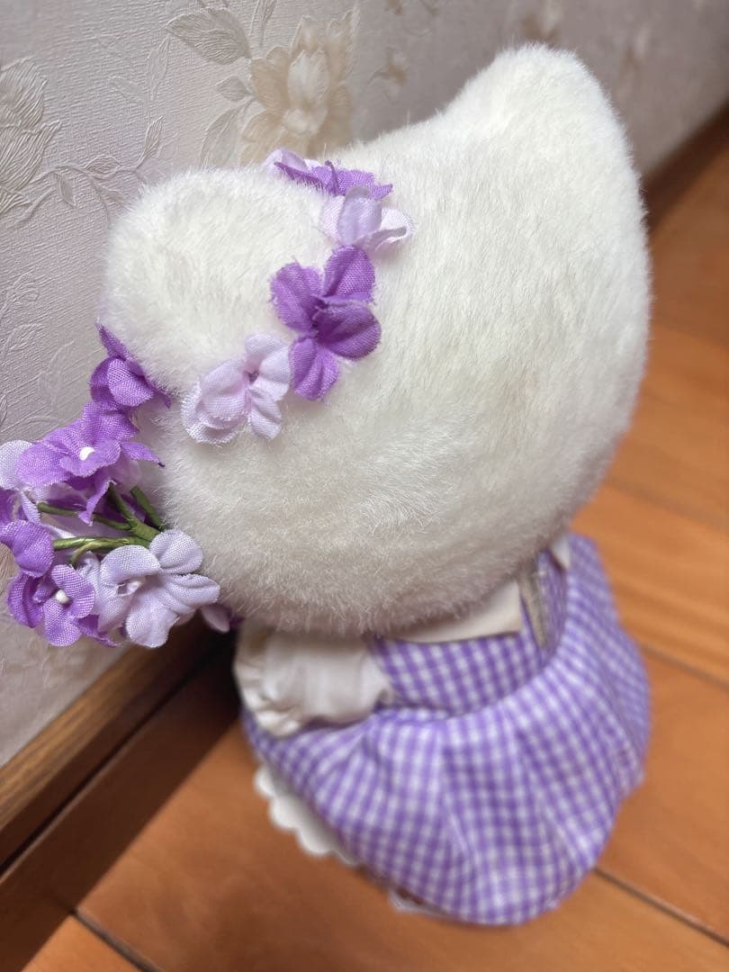 【北海道限定】稀少品！ご当地キティぬいぐるみ ラベンダー　タグ付き
