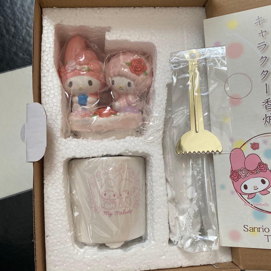 サンリオ マイメロ ピアノ 香炉 陶器 レア 2016