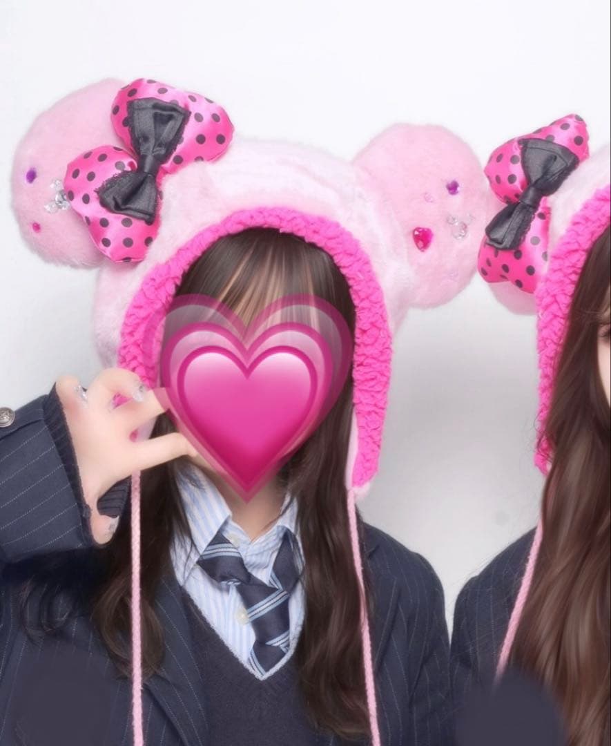 ディズニー ミニー ピンク ファンキャップ
