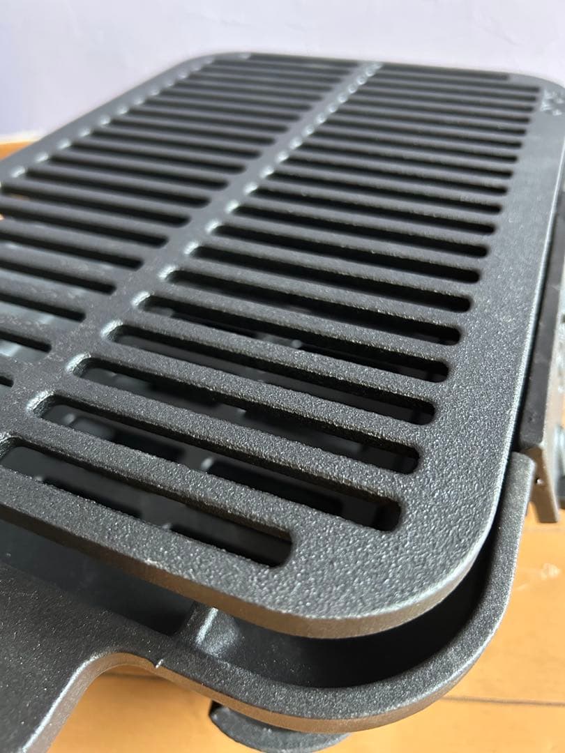尾上製作所　鉄鋳物コンロ角型　cl-1607