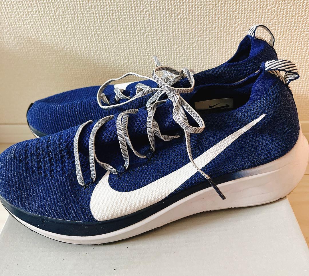 Nike ナイキ ズームフライニット ブルー ランニングシューズ26.5cm
