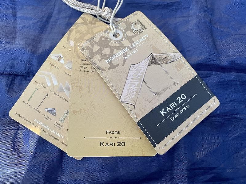 NORDISK Kari 20 ノルディスク カーリ 20 レクタタープ