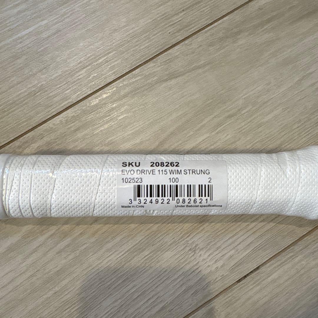 ラケット(硬式用) BabolaT EVO DRIVE 115 WIMBLEDON