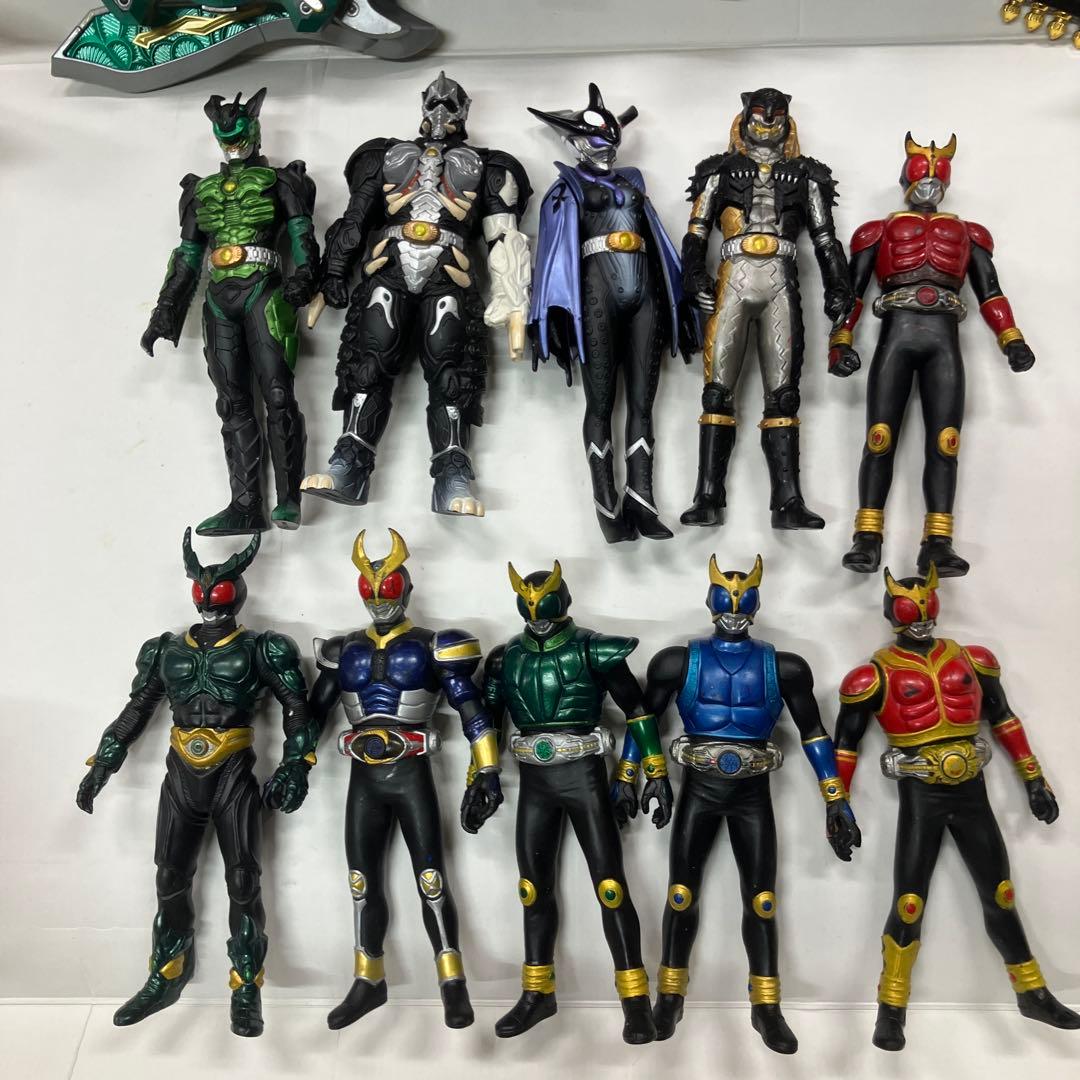 仮面ライダー 戦隊 ウルトラマンソフビ 人形 120体以上 大量 響鬼 オーズ