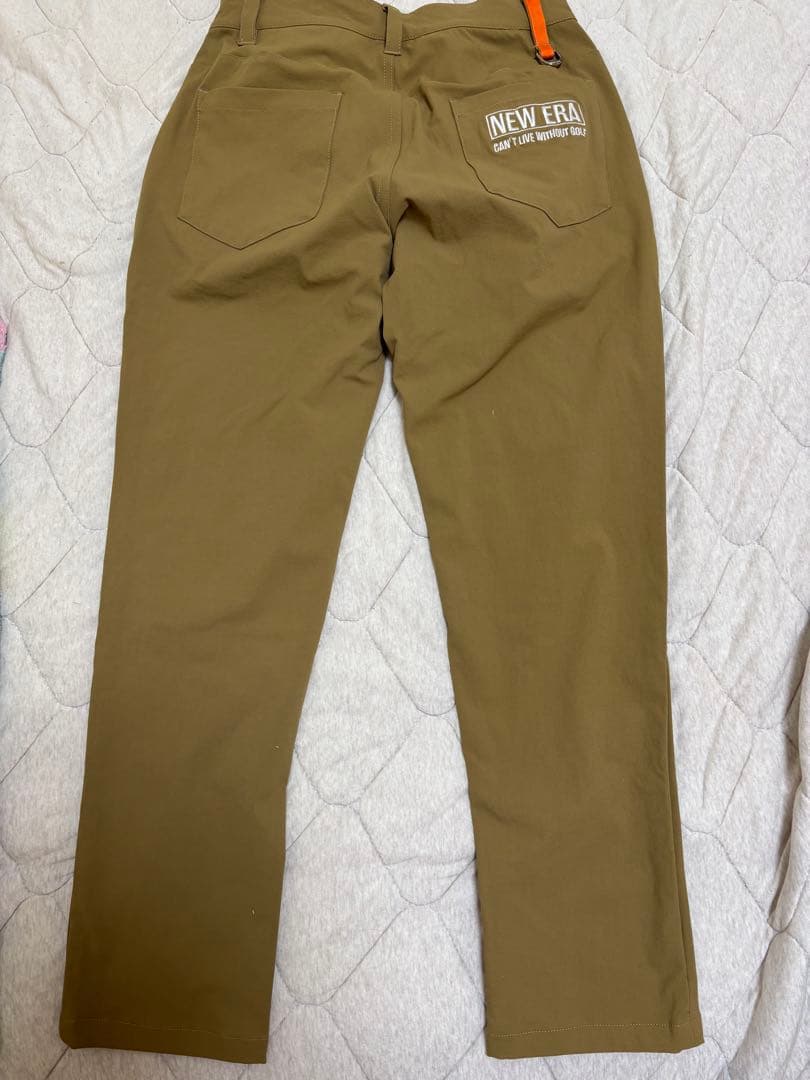 NEWERAゴルフ テーバード ストレッチパンツ カーキ