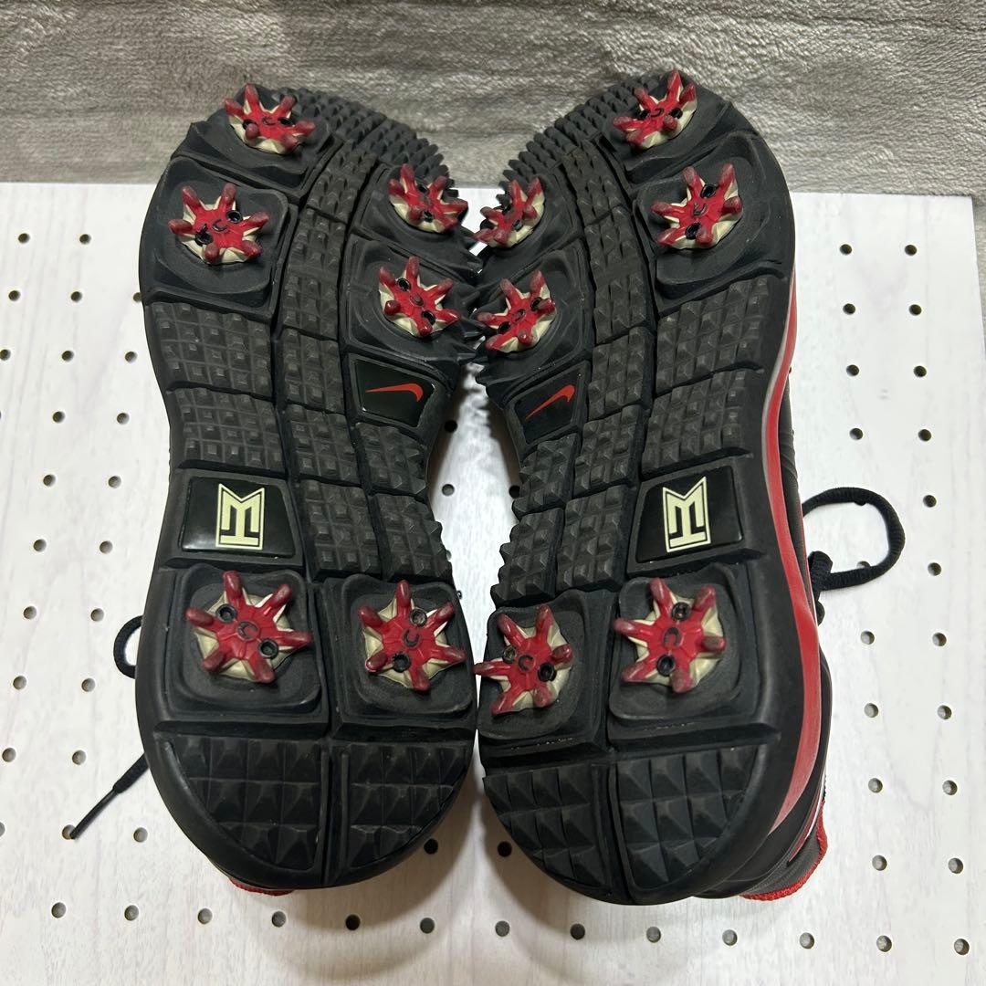 NIKE TW14 タイガーウッズモデル 25cm 3E ゴルフスパイク 黒