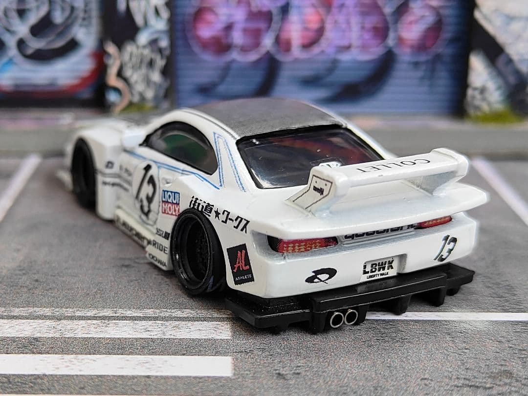 ホットウィールカスタム 日産 S15 シルビア シルエット☆深リム☆トミカ改造f