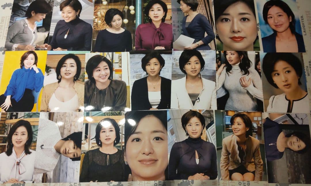 6　膳場貴子　L判　写真　100枚