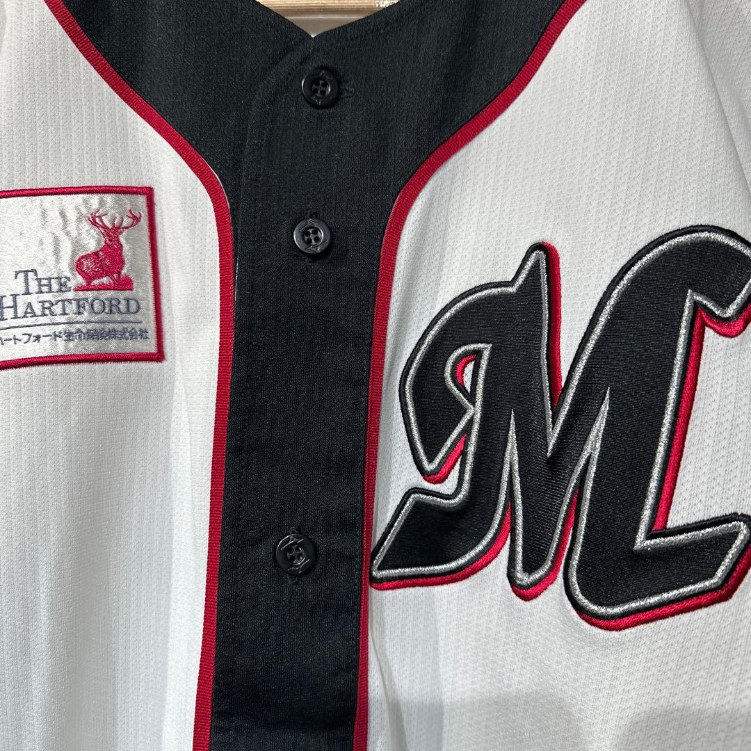 お*り様 【美品】【MIZUNO】千葉ロッテマリーンズ　ユニフォーム　誠ユニ　M