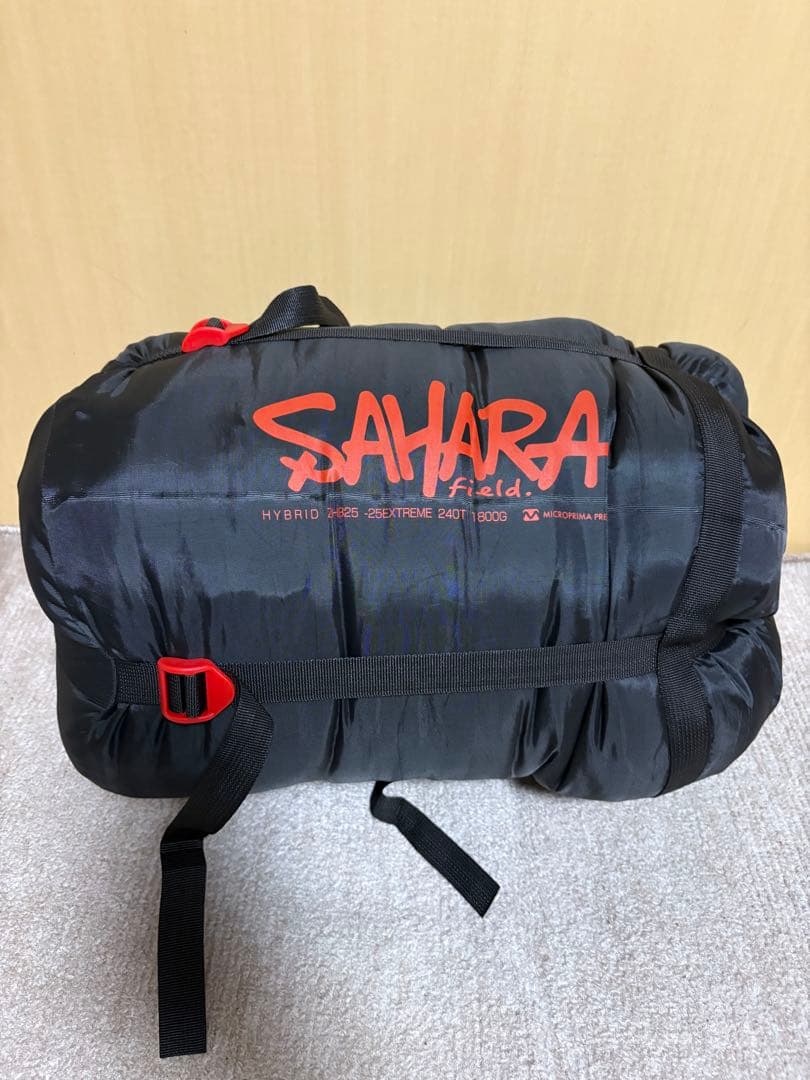 FieldSAHARA 寝袋 ハイブリット型 冬用 ダウン 限界使用温度-25度