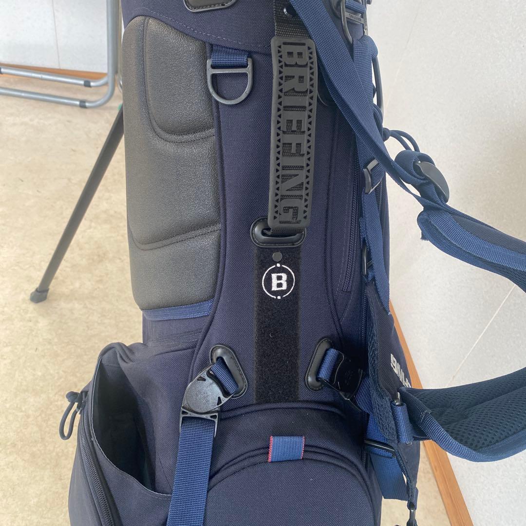 美品　BRIEFING ゴルフスタンドバッグ ネイビー　CR-4