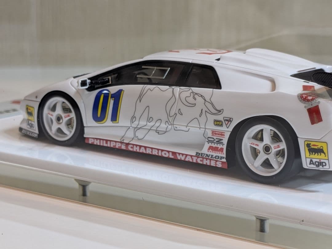 1/43 アイドロン　ディアブロレーシング1996 ランボルギーニロゴ　ホワイト