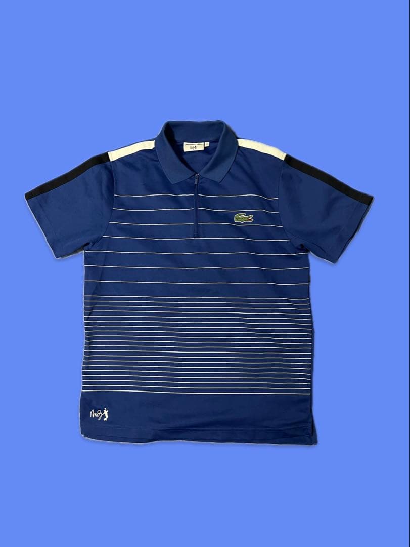 【LACOSTE】 ZIP-UP POLO SHIRT, RODDICK