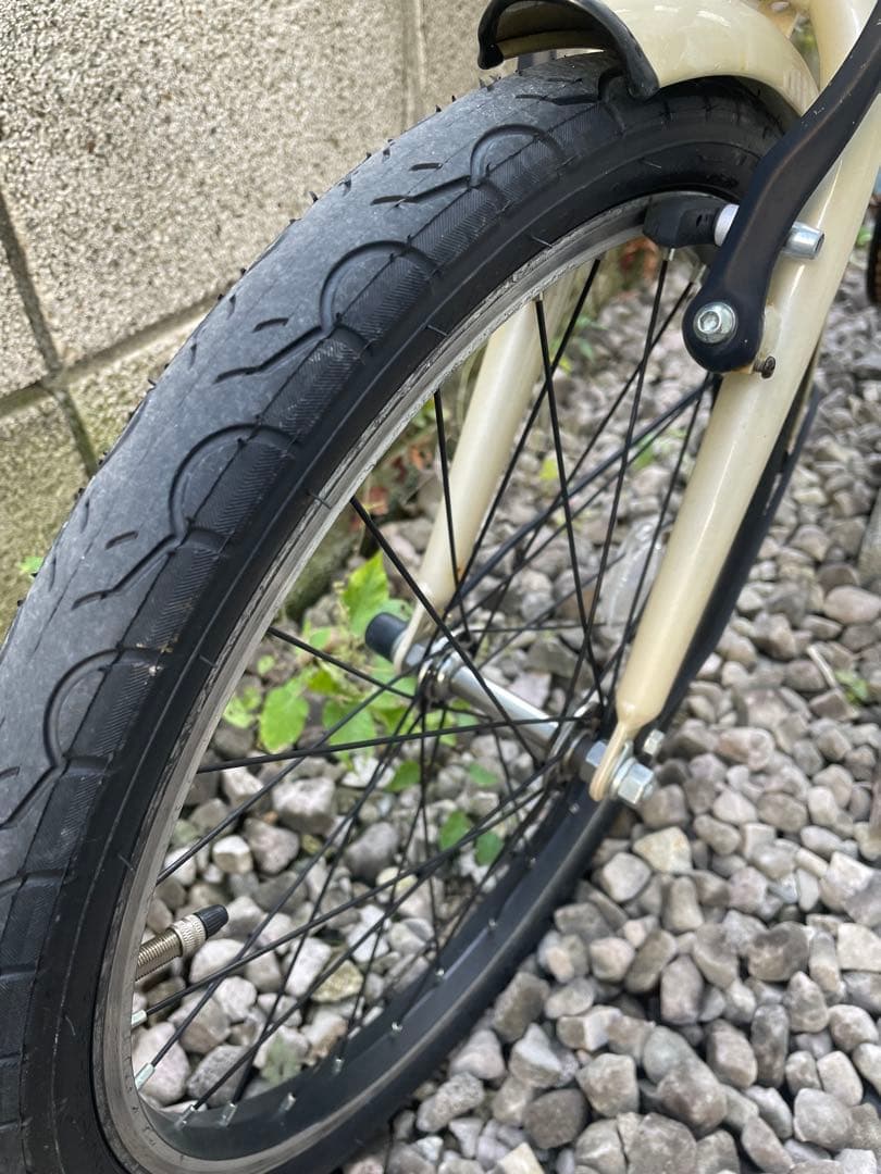 【手渡し限定葛飾】美品20インチ 自転車 ミニベロ sp-min ホワイト 6速
