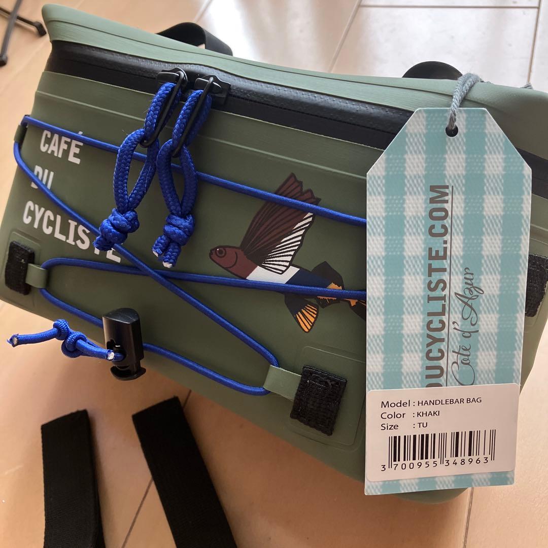 新品　Cafe du Cycliste ハンドルバーバッグ　カーキ