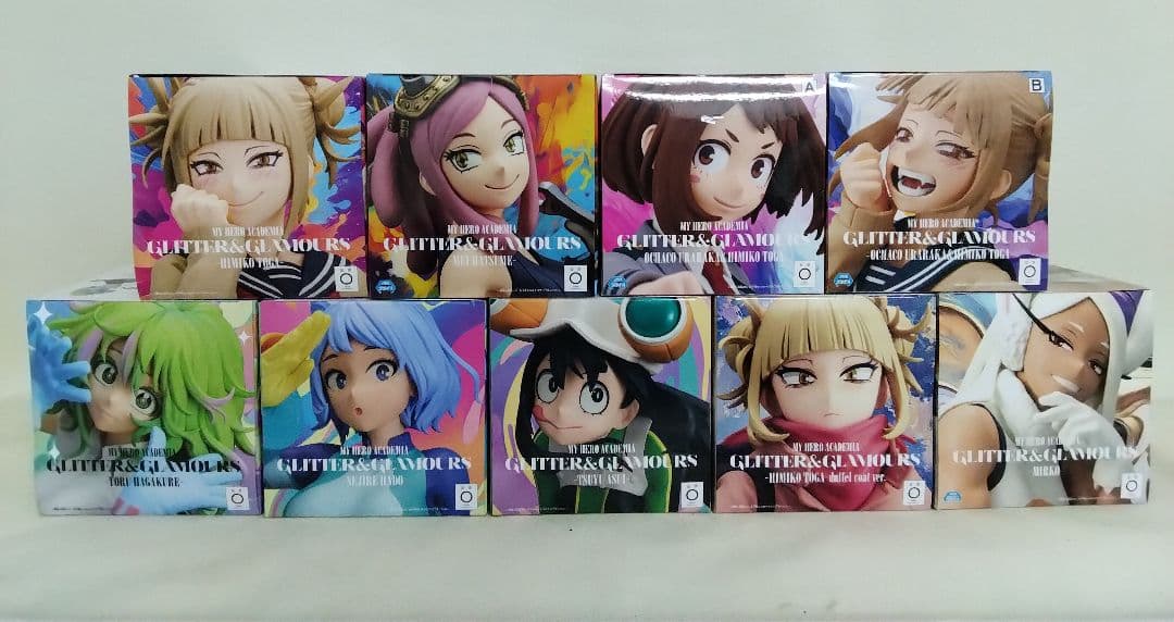 僕のヒーローアカデミア フィギュアGLITTER&GLAMOURS 9点セット①