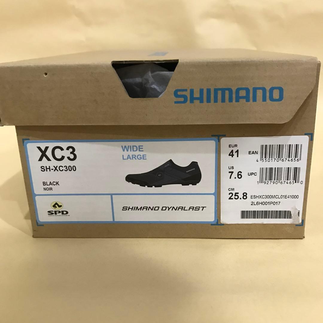 【新品未使用】SHIMANO XC3 サイクリングシューズ SPD 41 ワイド