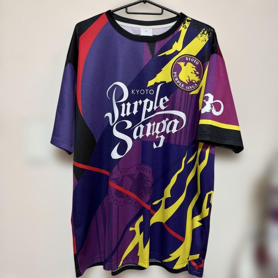 完売品 京都サンガ F.C. ホーム歴代MIXドライTシャツ　2XL