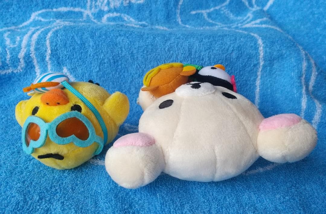 コリラックマ　ローソン　リラックマ　キイロイトリ　マーケット　お買い物ぬいぐるみ