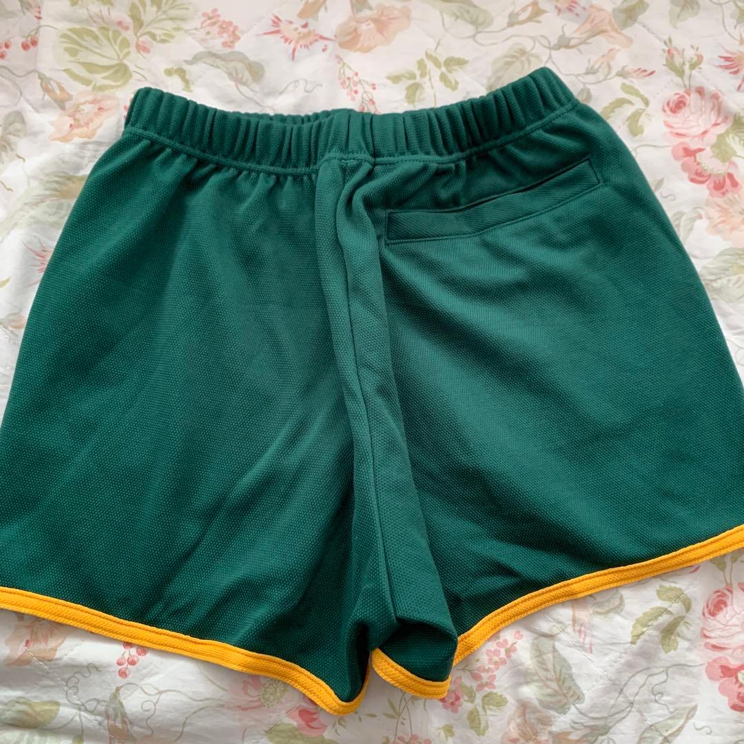 美品　バレーボール　ゲームパンツ ユニフォーム　アシックス　グリーン✖️イエロー