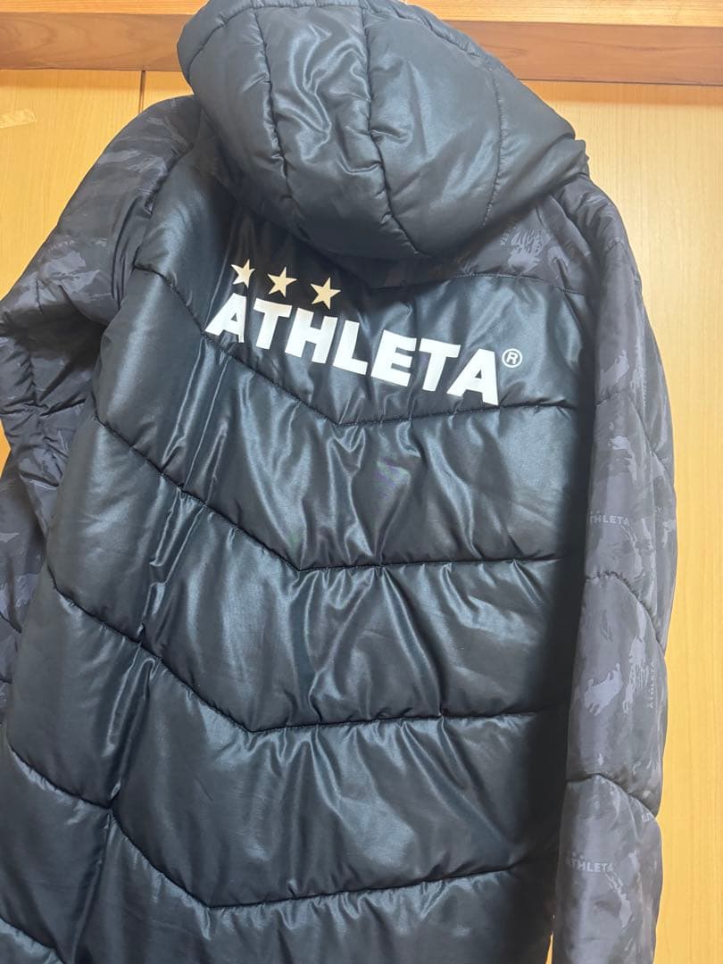 ATHLETA ブラック ベンチコート 160センチ