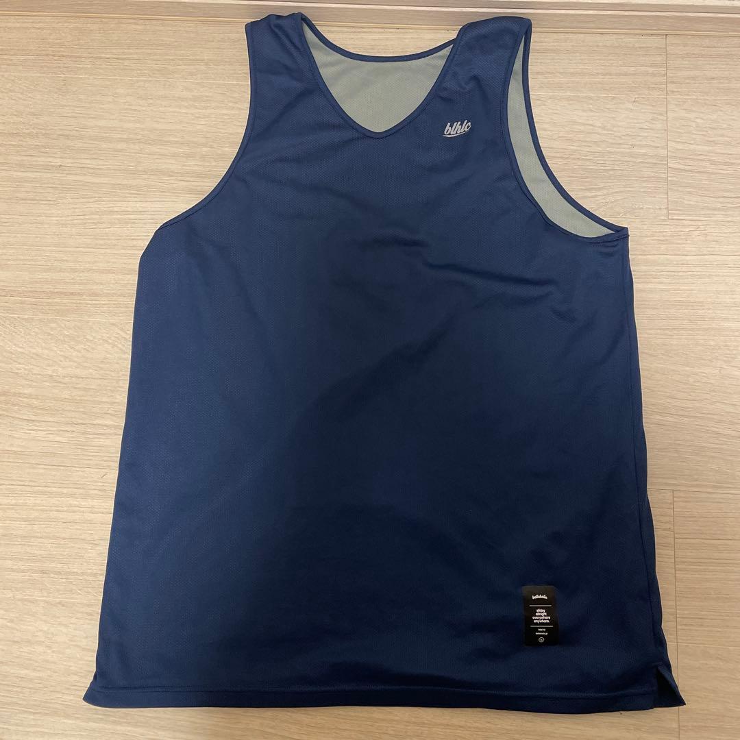 バスケットボール ballaholic ユニフォーム リバーシブル 灰紺 XL