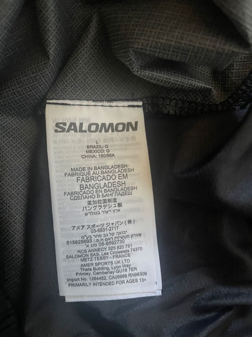 ウォーキング・ランニングウェア SALOMON BONATTI WATERPROOF Size L