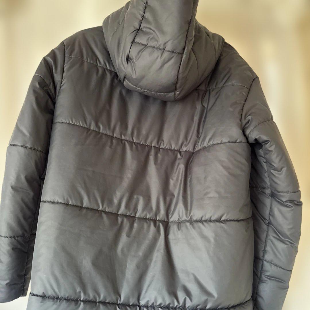 Nike ブラック 中綿ジャケット コート　フード付き　ＸＬ