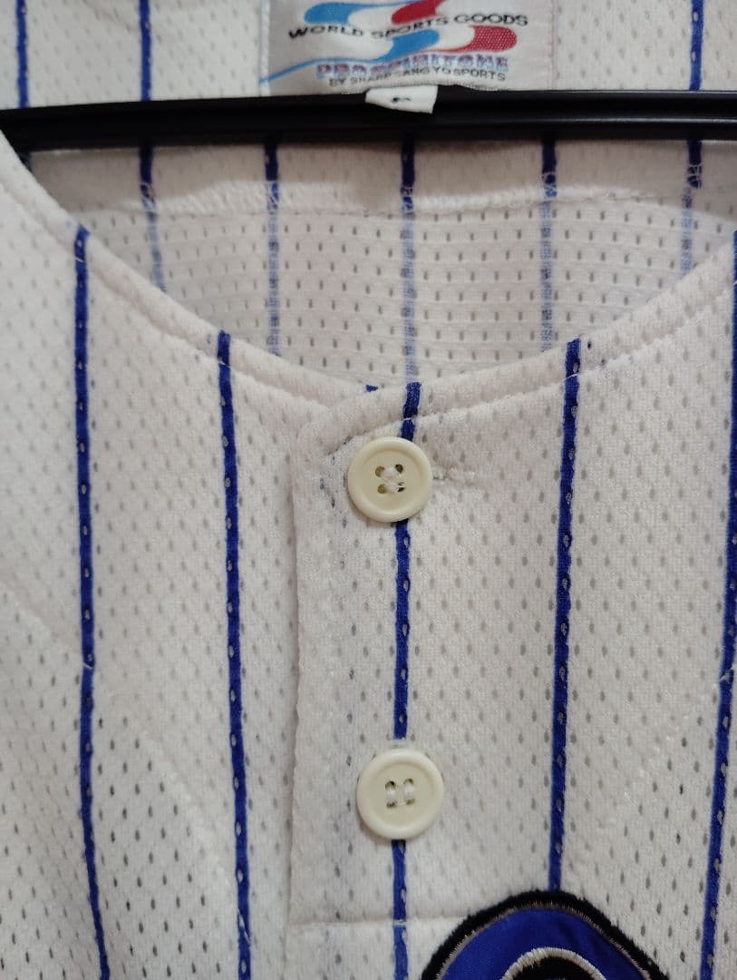 美品 BayStars ストライプ ユニフォーム F